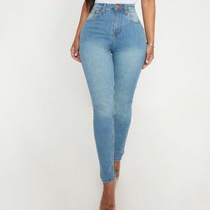 Pretty Little Thing High Waisted Skinny Jeans